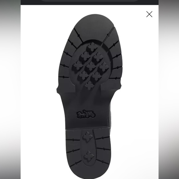 New Coach Women's Lenora Pull On Lug Sole Chelsea Booties 6.5 - Picture 6 of 6